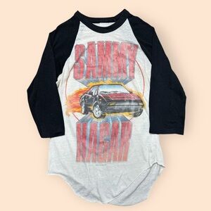 Vintage 1980s Sammy Hagar T Shirt I Can’t Drive 55 Medium Distressed Vtg 80s